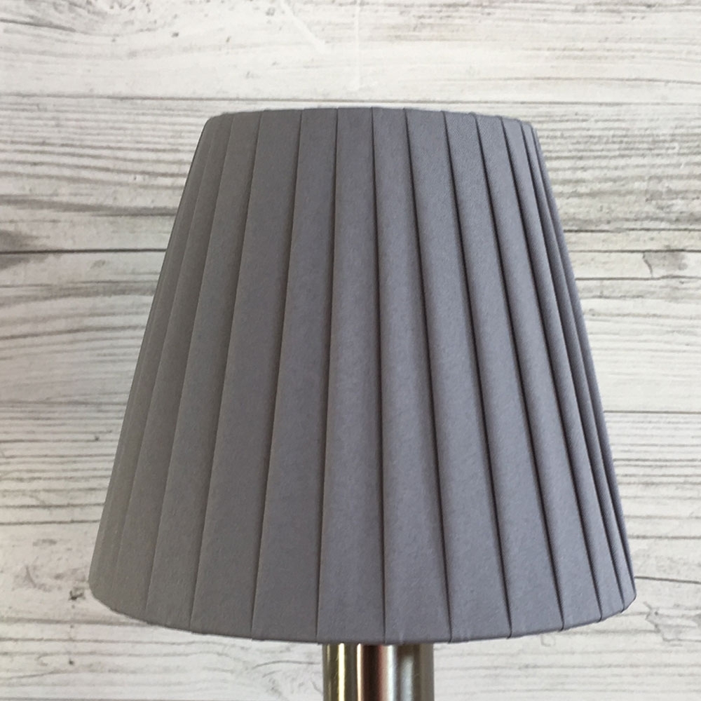 Clip on Lampshade Grey